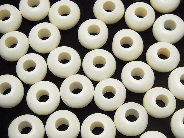 Buffalo Born Rondelle 14mm [5mm hole] 5pcs
