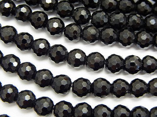 Faceted Round, Tourmaline Gemstone Beads