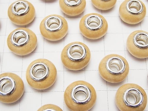 White Wood Roundel 13 mm [5 mm hole] 5 pcs $2.79!