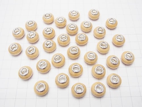 Perles Rondelles en Bois Blanc 13 mm [trou 5 mm] 5 pièces 2,79 $ !