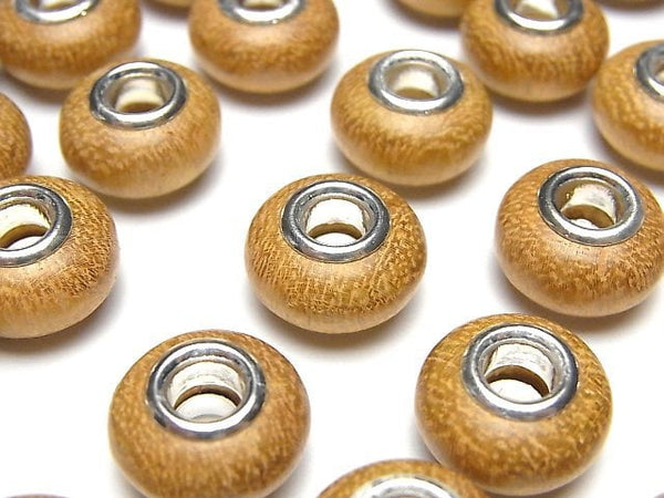 Roundel, Wood Beads Natural Beads