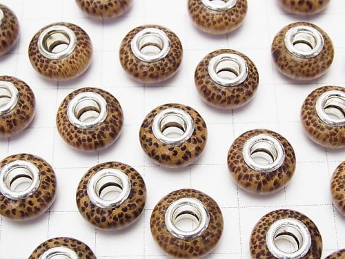 Palm wood (palm tree) Roundel 14 mm [5 mm hole] 5 pcs $2.79!