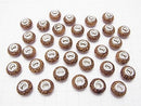 Palm wood (palm tree) Roundel 14 mm [5 mm hole] 5 pcs $2.79!