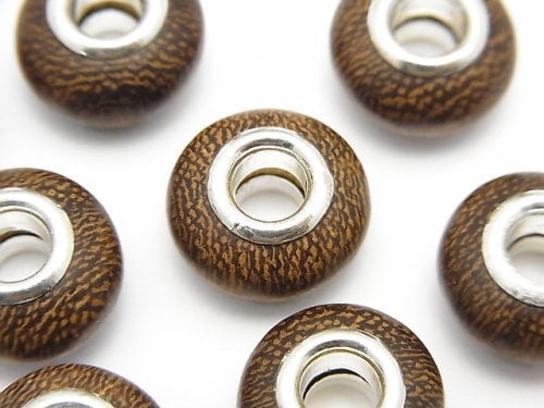 Roundel, Wood Beads Natural Beads