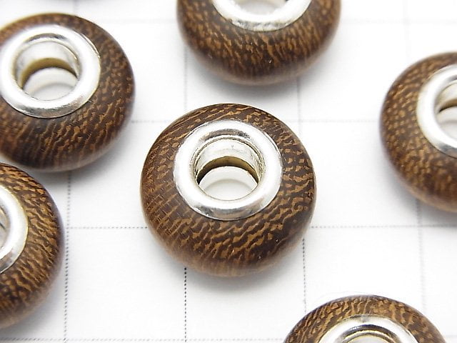 Wood Beads Rondelle 14 mm [5 mm hole] 5 pcs $2.79!