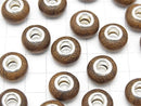 Wood Beads Rondelle 14 mm [5 mm hole] 5 pcs $2.79!