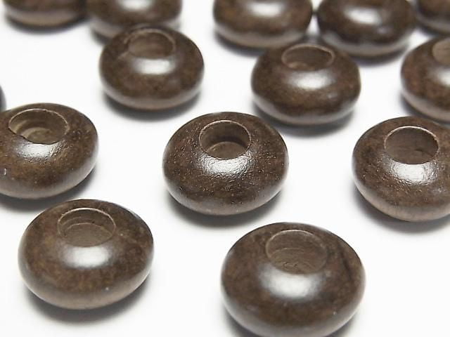 Graywood Rondelle 14mm [5mm Hole] 10pcs