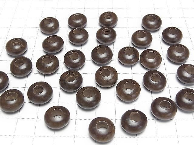 Graywood Rondelle 14mm [5mm Hole] 10pcs