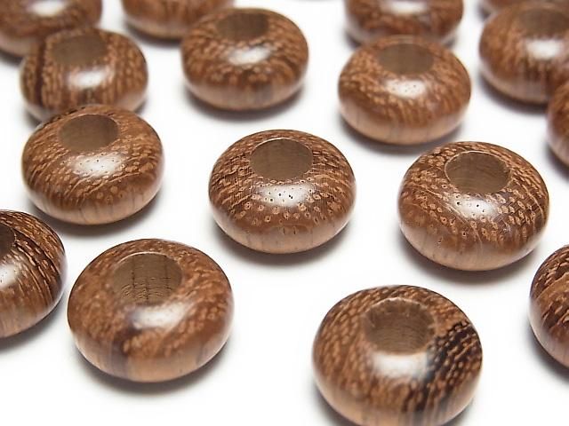 Bayon Wood Beads Rondelle 14mm [5mm Hole] 10pcs