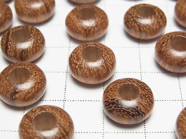 Bayon Wood Beads Rondelle 14mm [5mm Hole] 10pcs