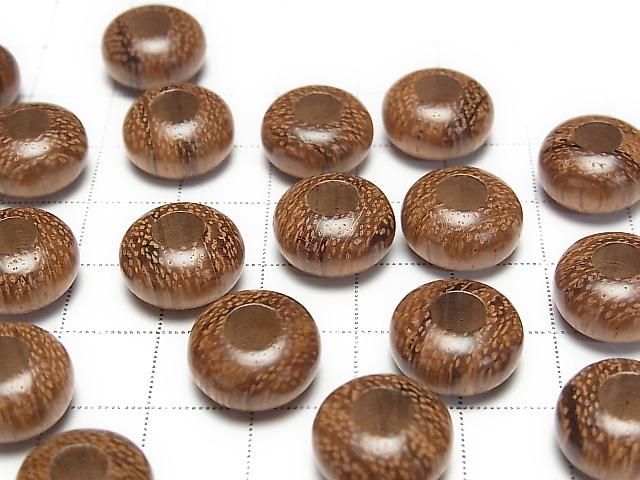 Bayon Wood Beads Rondelle 14mm [5mm Hole] 10pcs