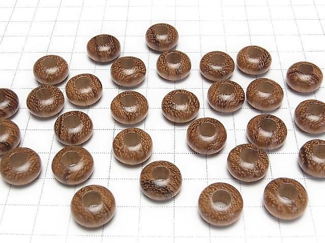Bayon Wood Beads Rondelle 14mm [5mm Hole] 10pcs