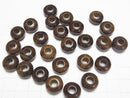 Wood Beads Rondelle 14mm [5mm hole] 10pcs