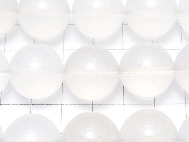 [Video]Milky Quartz AAA Round 18mm 1/4 or 1strand beads (aprx.15inch/37cm)