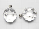 [Video]High Quality! Crystal AAA Star Faceted Round 20mm Pendant Silver925 1pc