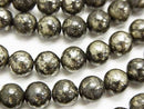 [Video] Matrix Pyrite Round 8mm 1strand beads (approx. 15 inches/37 cm)