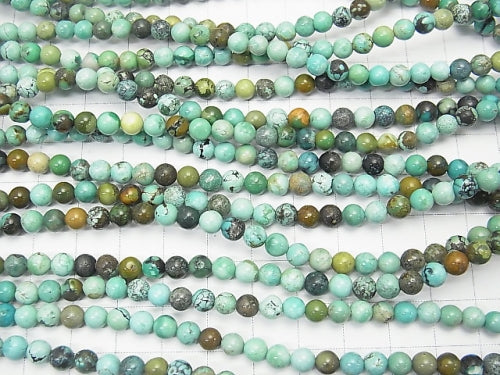 1strand $17.99! Turquoise AA+ Round 5mm 1strand beads (aprx.15inch/38cm)