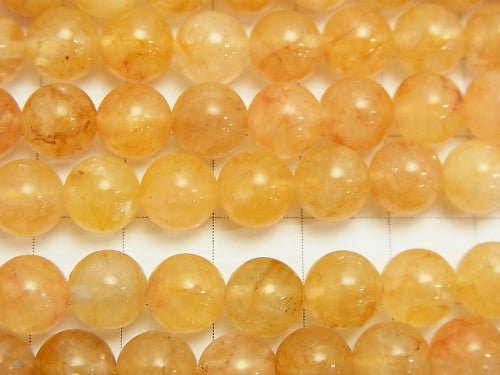 Himalaya Gold "Azeztulite / Azozeo" AAA Round 8 mm 3 pcs or 1 strand beads (aprx.15 inch / 37 cm)