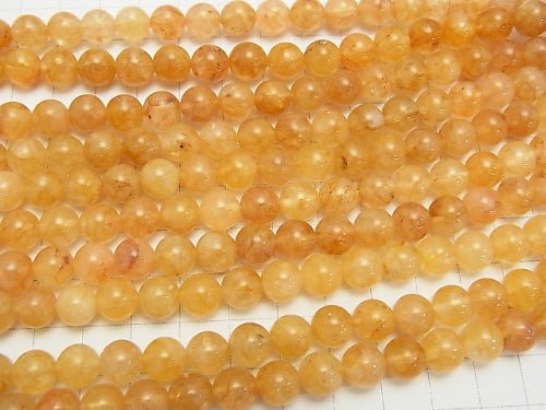 Himalaya Gold "Azeztulite / Azozeo" AAA Round 8 mm 3 pcs or 1 strand beads (aprx.15 inch / 37 cm)