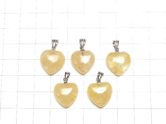 [Video] Warranty included! Himalaya Gold Azozeo Azeztulite AAA Heart Pendant 15x15x7mm Silver925