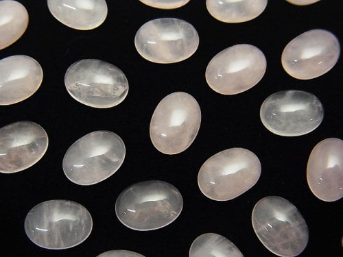 Rose Quartz AA++ Oval  Cabochon 8x6mm 5pcs $3.79!