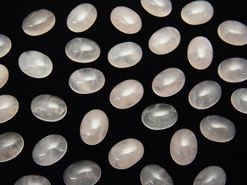 Rose Quartz AA++ Oval  Cabochon 8x6mm 5pcs $3.79!