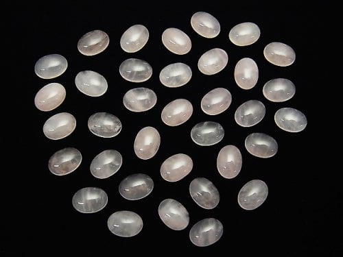 Rose Quartz AA++ Oval  Cabochon 8x6mm 5pcs $3.79!