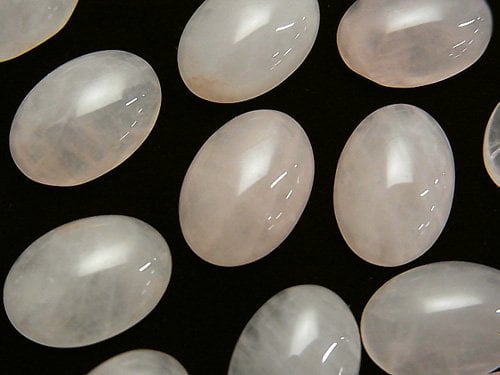 Cabochon, Rose Quartz Gemstone Beads