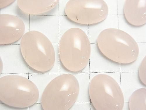 [Video] Rose Quartz AA++ Oval  Cabochon 14x10mm 4pcs