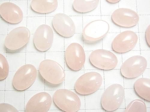 [Video] Rose Quartz AA++ Oval  Cabochon 14x10mm 4pcs