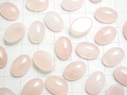 Rose Quartz AA++ Oval  Cabochon 14x10mm 2pcs $2.79!