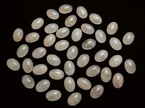 [Video] Rose Quartz AA++ Oval  Cabochon 14x10mm 4pcs