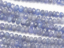 Roundel, Tanzanite Gemstone Beads