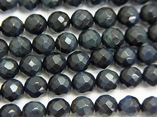 1strand $8.79! Natural color blue Tiger's Eye AA + 64 Faceted Round 6 mm 1strand beads (aprx.15 inch / 38 cm)