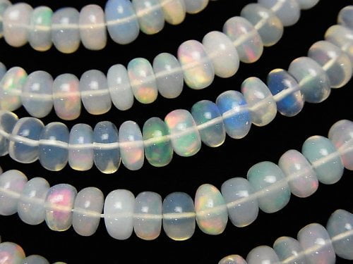 Opal, Roundel Gemstone Beads