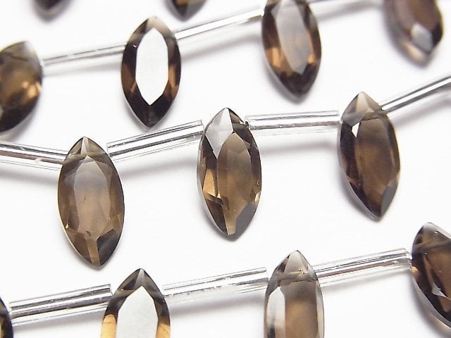 Marquise, Smoky Quartz Gemstone Beads