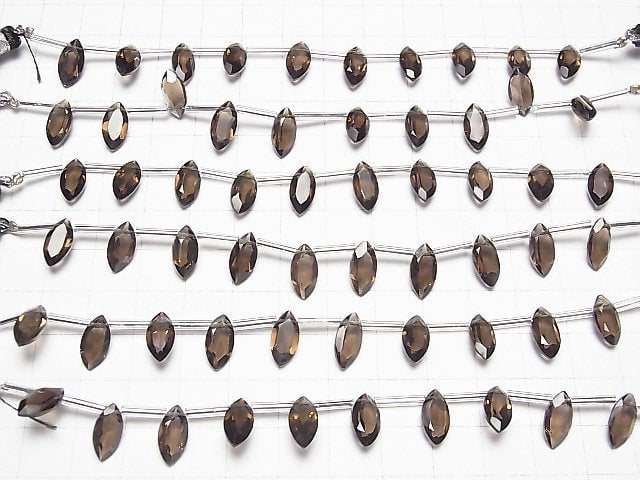 [Video] High Quality Smoky Quartz AAA Marquise Faceted 12x6mm 1strand (8pcs)