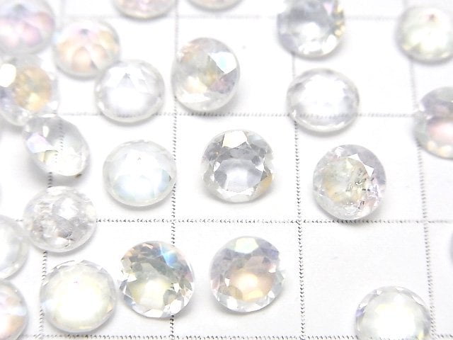 [Video]Aqua Crystal AAA- Loose stone Round Faceted 6x6mm 10pcs