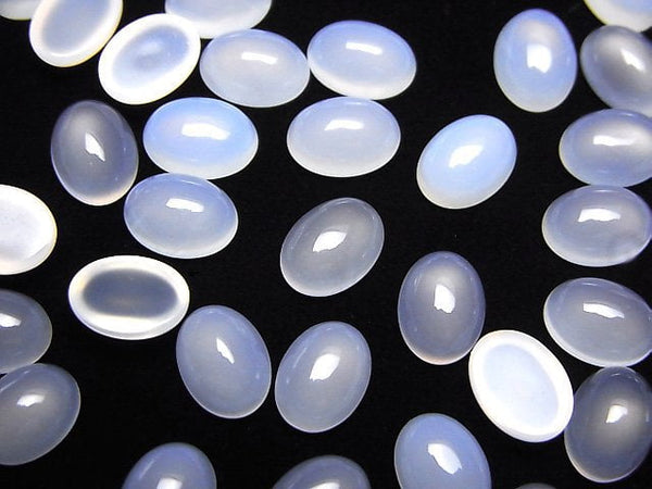 Cabochon, Chalcedony Gemstone Beads