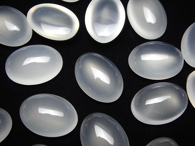 Cabochon, Chalcedony Gemstone Beads