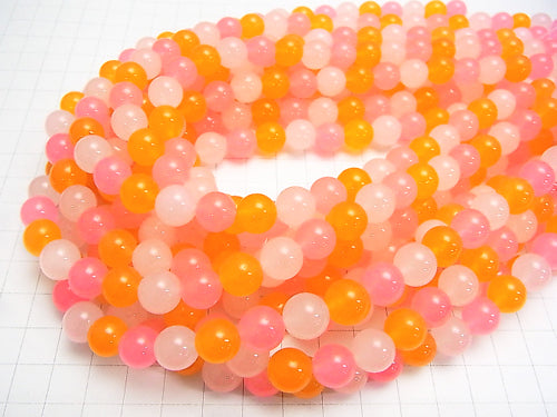 1strand $5.79! Multi Color Jade Round 10mm 1strand beads (aprx.15inch / 37cm)