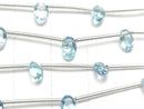 [Video] High Quality Swiss Blue Topaz AAA- Oval Faceted 6 x 4 x 3 mm half or 1 strand (8 pcs)