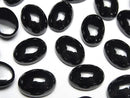 [Video] Black Spinel AAA Oval Cabochon 14x10mm 3pcs
