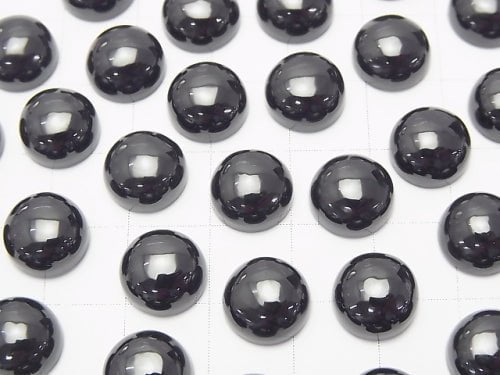 Black Spinel AAA Round Cabochon 10x10 mm 3pcs $8.79!