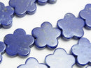 Flower, Lapis lazuli Gemstone Beads