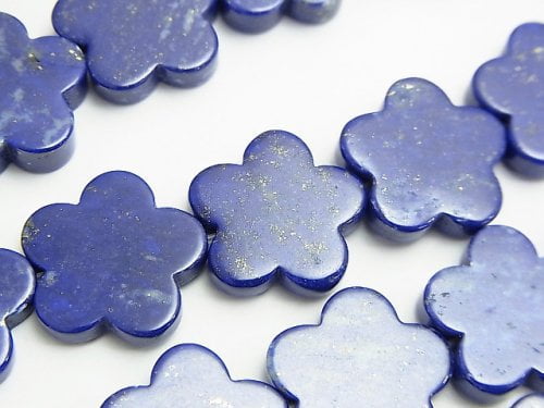 Flower, Lapis lazuli Gemstone Beads