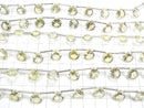 [Video] High Quality Lemon Quartz AAA Chestnut  Concave Cut 10x10mm half or 1strand (10pcs )