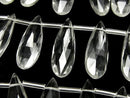 [Video] High Quality Crystal AAA Pear Shape Faceted Briolette 24x8mm Half or 1 Strand (8pcs)