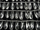 [Video] High Quality Crystal AAA Pear Shape Faceted Briolette 24x8mm Half or 1 Strand (8pcs)