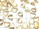 [Video]High Quality Citrine AAA Loose stone Triangle Faceted 6x6mm 5pcs